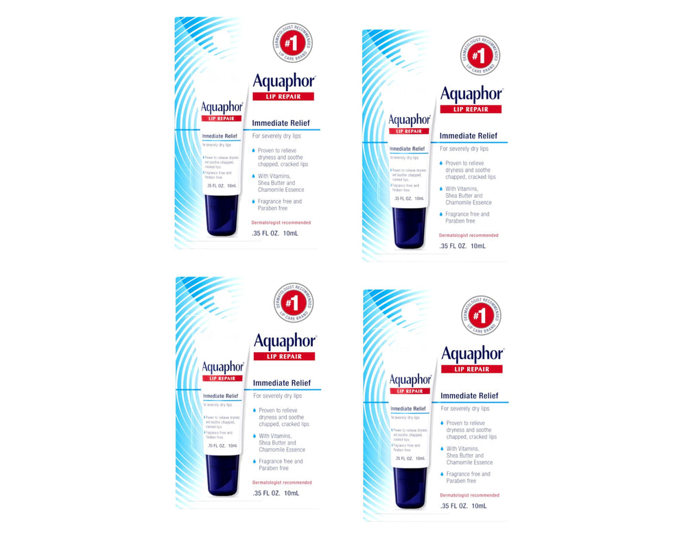 AQUAPHOR Lip Repair tube front view showing compact, travel-ready moisture for dry lips.