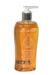 AQUAROMA Lecithin-A mild skin wash bottle pour for all skin types, gentle cleansing