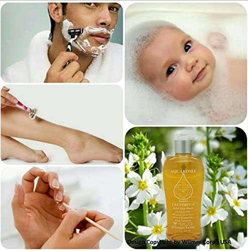 AQUAROMA Lecithin-A mild skin wash hands lather for family use, soothing and clean skin