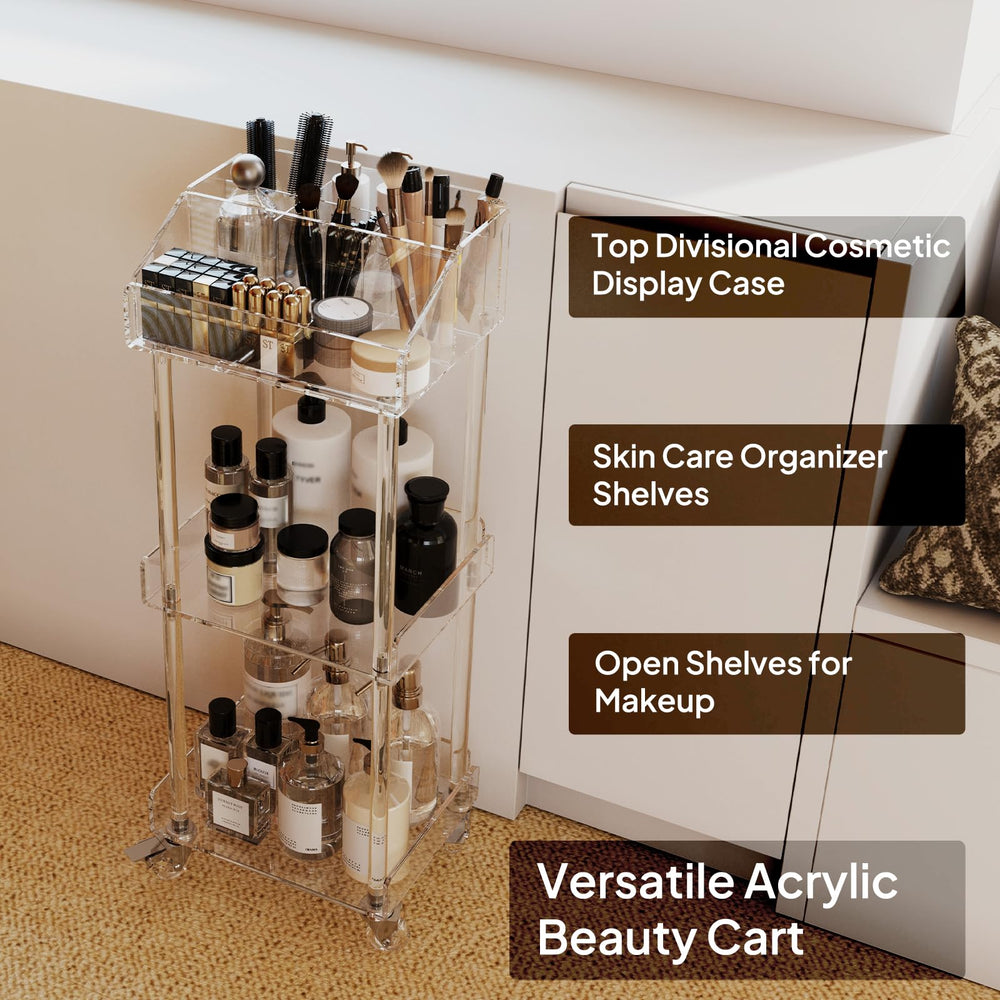 Aquiver vertical storage design maximizing space for tall bottles