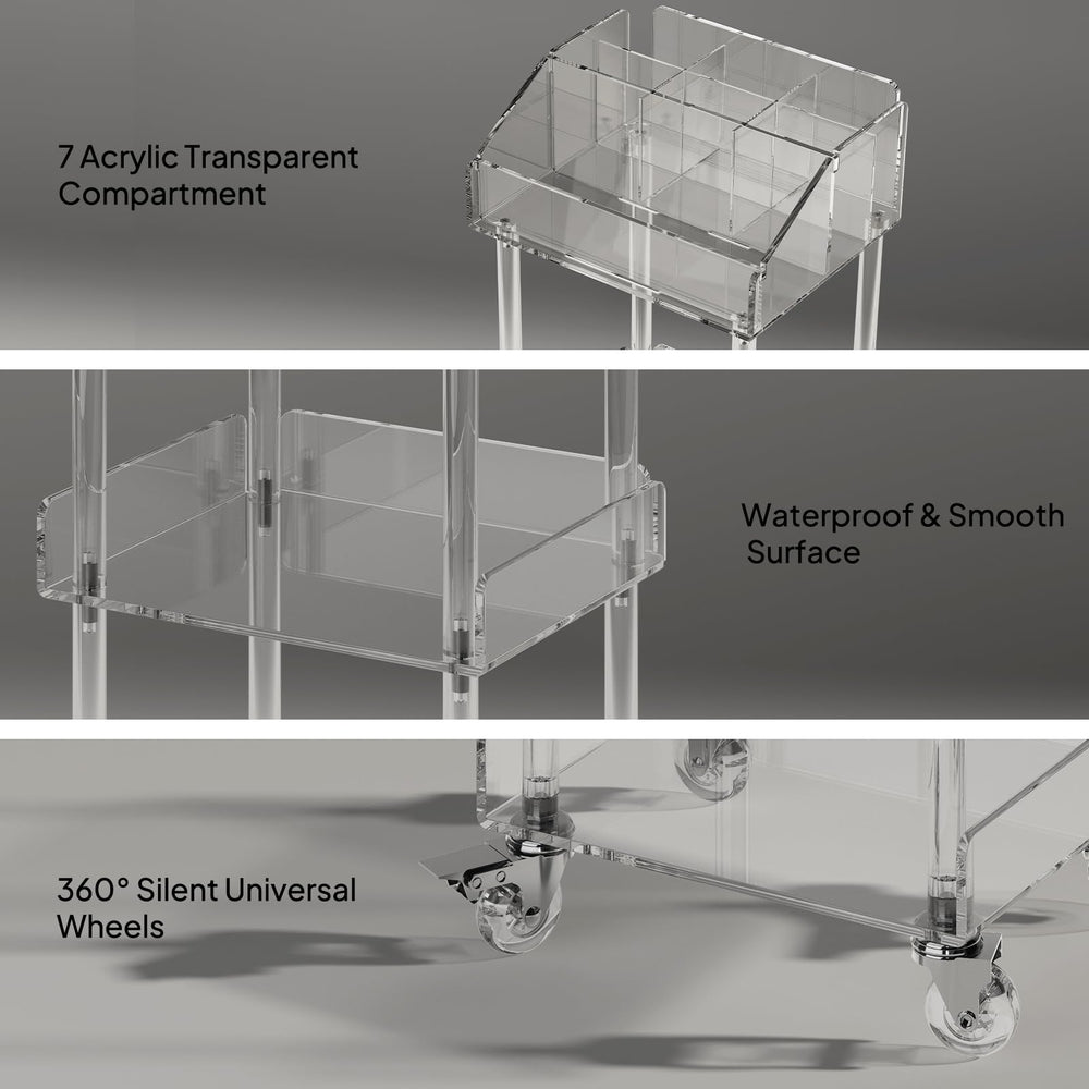 Aquiver wheels with brakes for smooth mobility and stability
