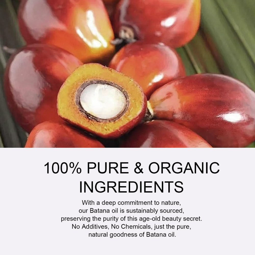 ARBCRN Batana Oil natural ingredients highlight purity and source.