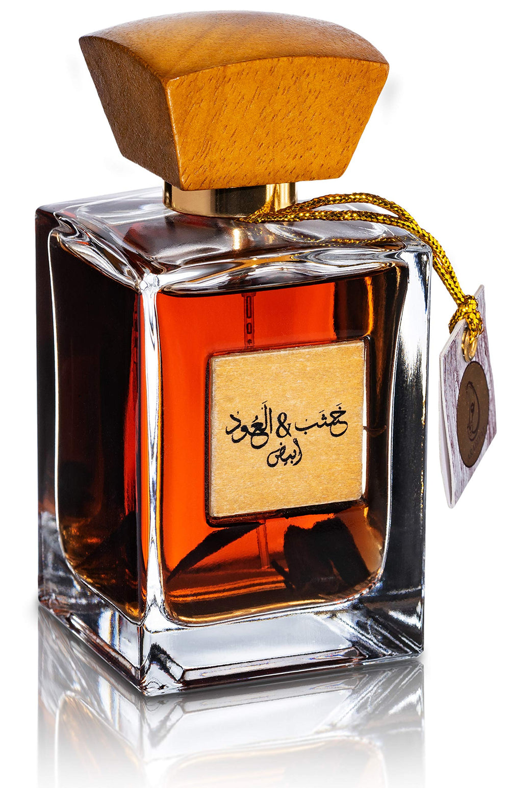 ARABIYAT Khashab & Oud lifestyle shot suggests versatile daily wear.