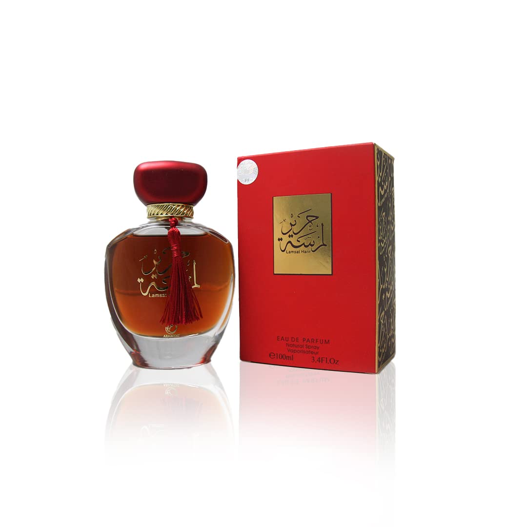 ARABIYAT Lamsat Harir fragrance test strip reveals scent notes