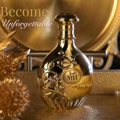 Nyla Vani-Elle amber-vanilla heart note suggests warm gourmand richness.