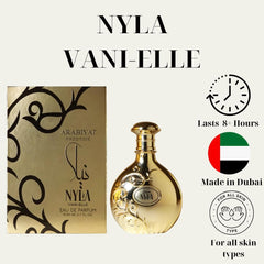 Nyla Vani-Elle on-skin application hints at smooth, lasting wear.