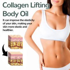 ARANYA Collagen Lifting Body Oil silky texture on skin enhances moisture