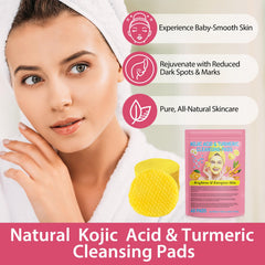arbcrn turmeric cleansing pad application for daily refresh and smoothing skin