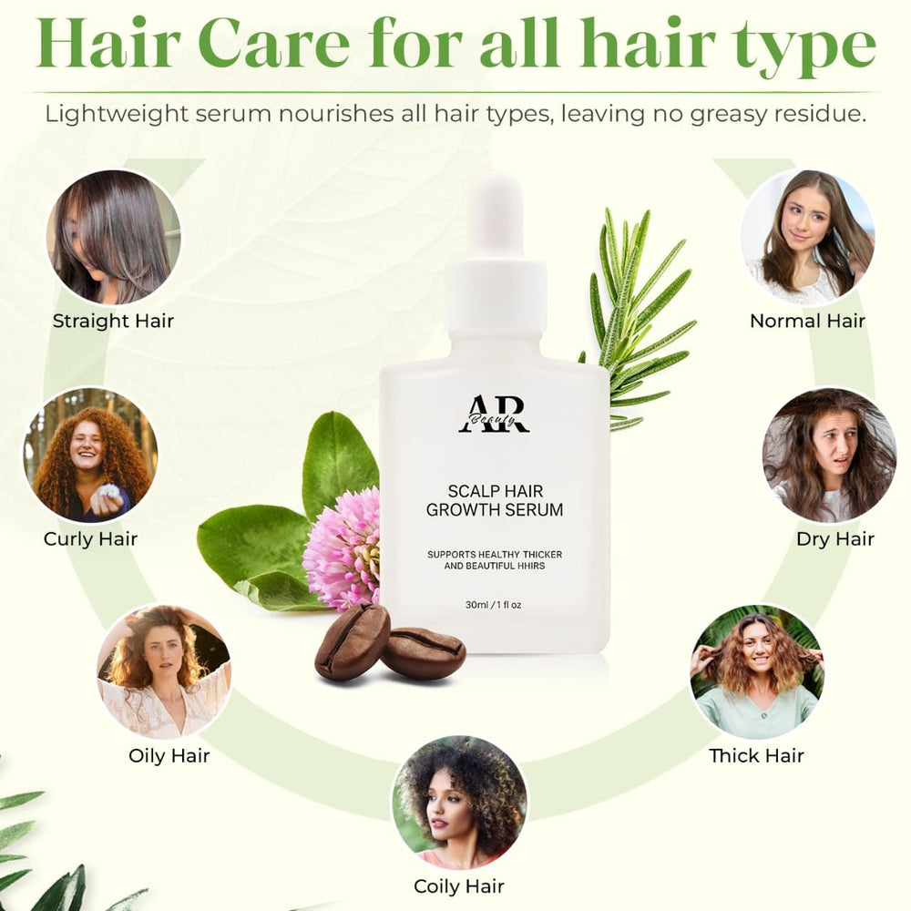 ARBEAUTY Scalp Hair Growth Serum application on scalp during routine demonstration
