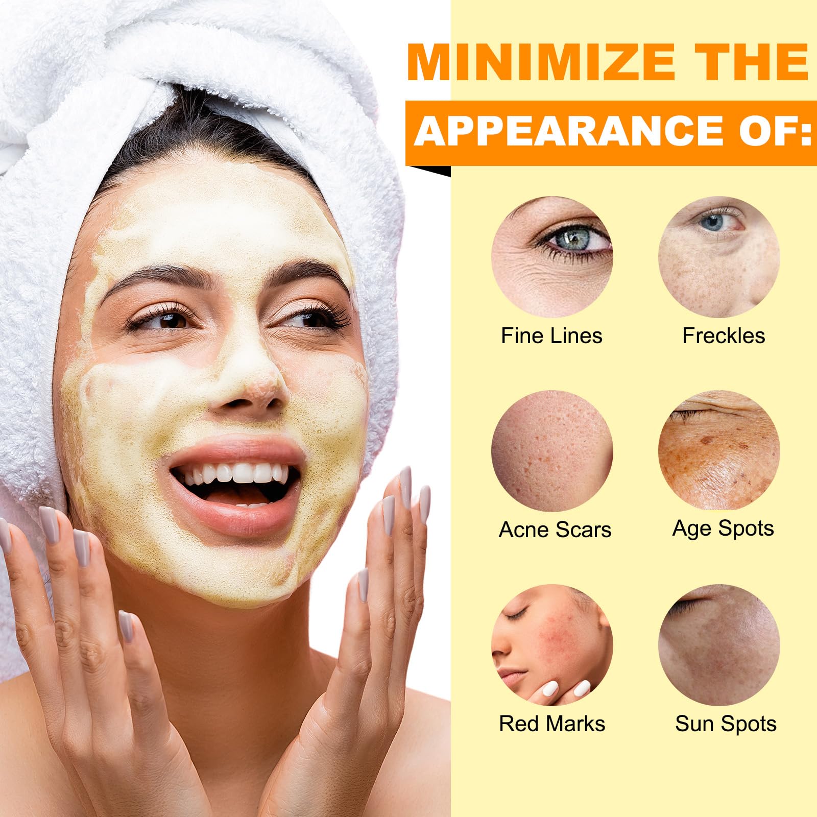 A r b c r n Turmeric cleanser with honey highlights natural ingredients for cleansing