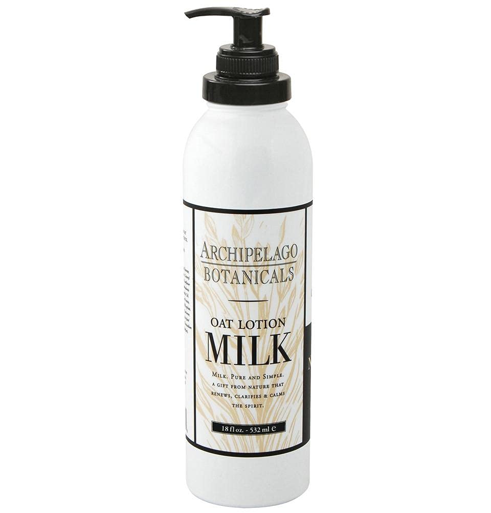 Archipelago Botanicals Oat Milk Lotion bottle for daily hydrating moisture.