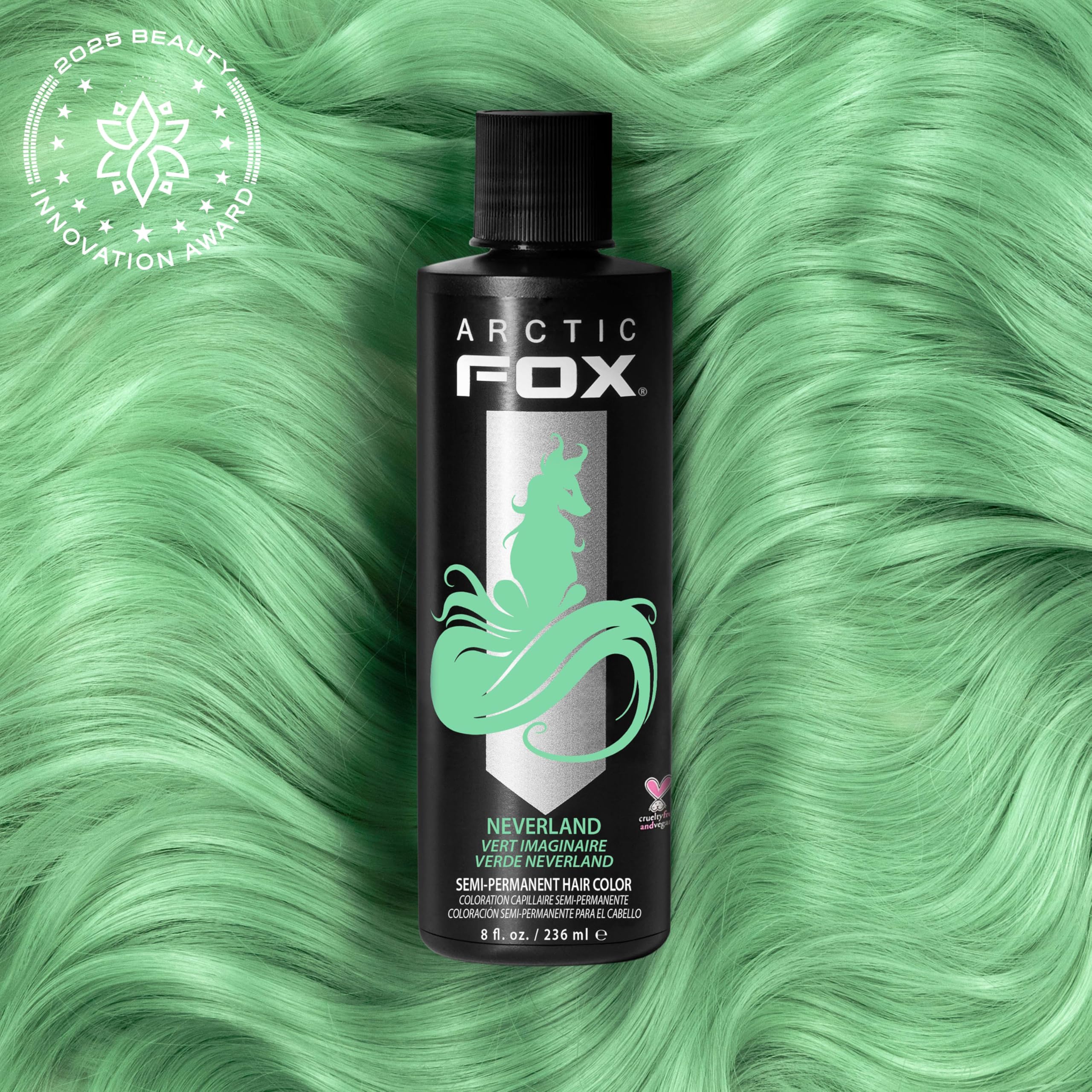 ARCTIC FOX Neverland pastel mint swatch preview for color selection