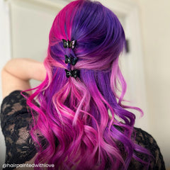 ARCTIC FOX Violet Dream conditioning-action image conveys gentle care while coloring
