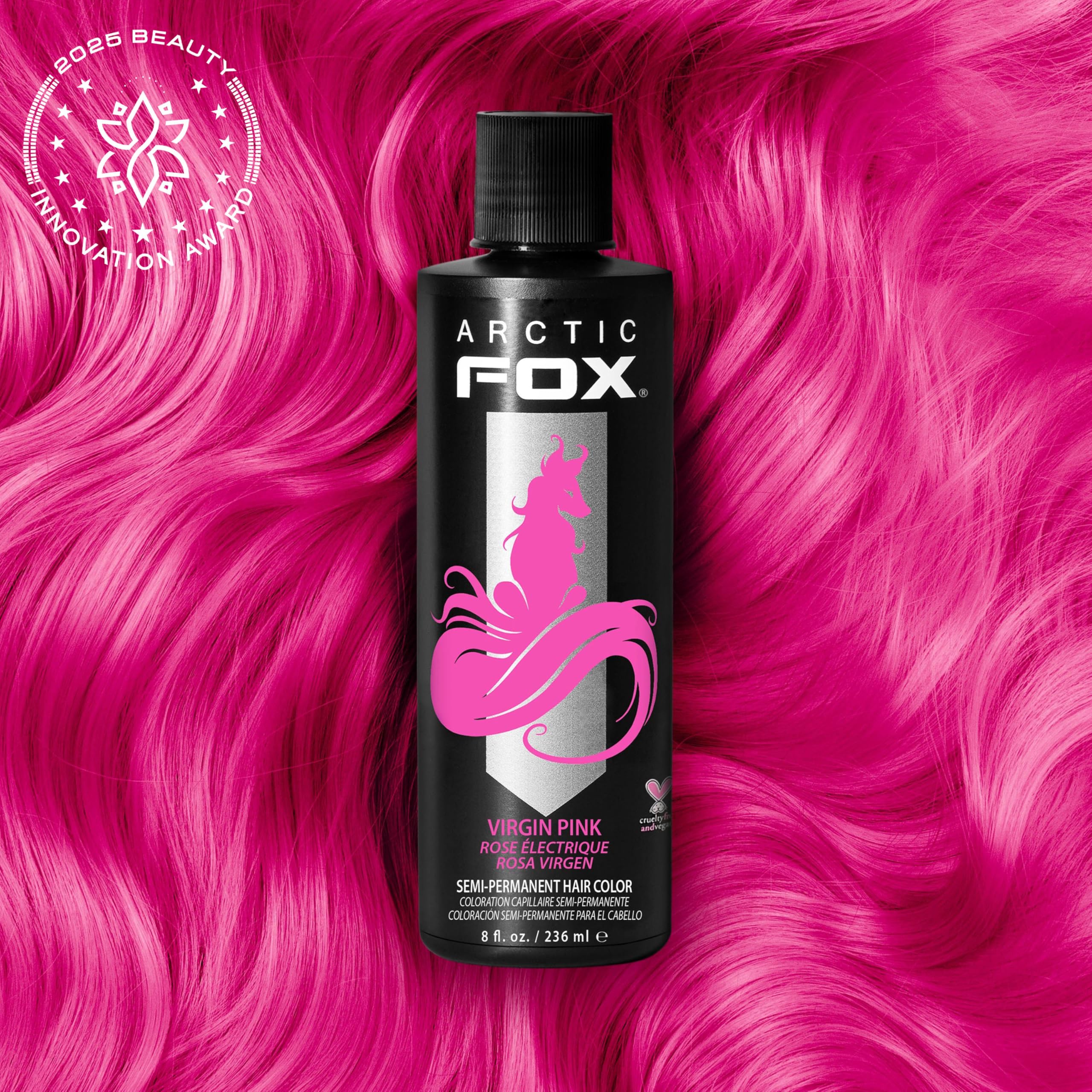 Arctic Fox Virgin Pink diluter mixing for customizable shade.