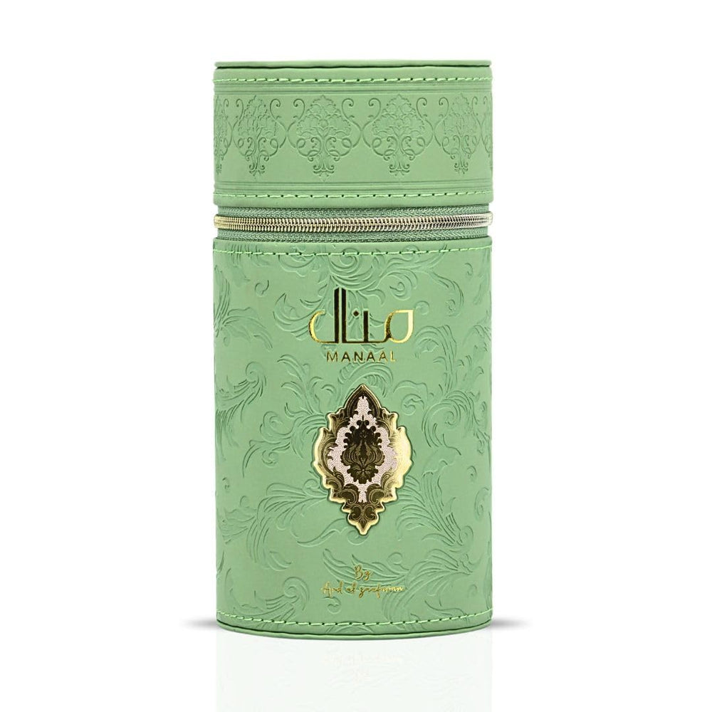 Manaal base notes focus on vanilla and sandalwood for warmth