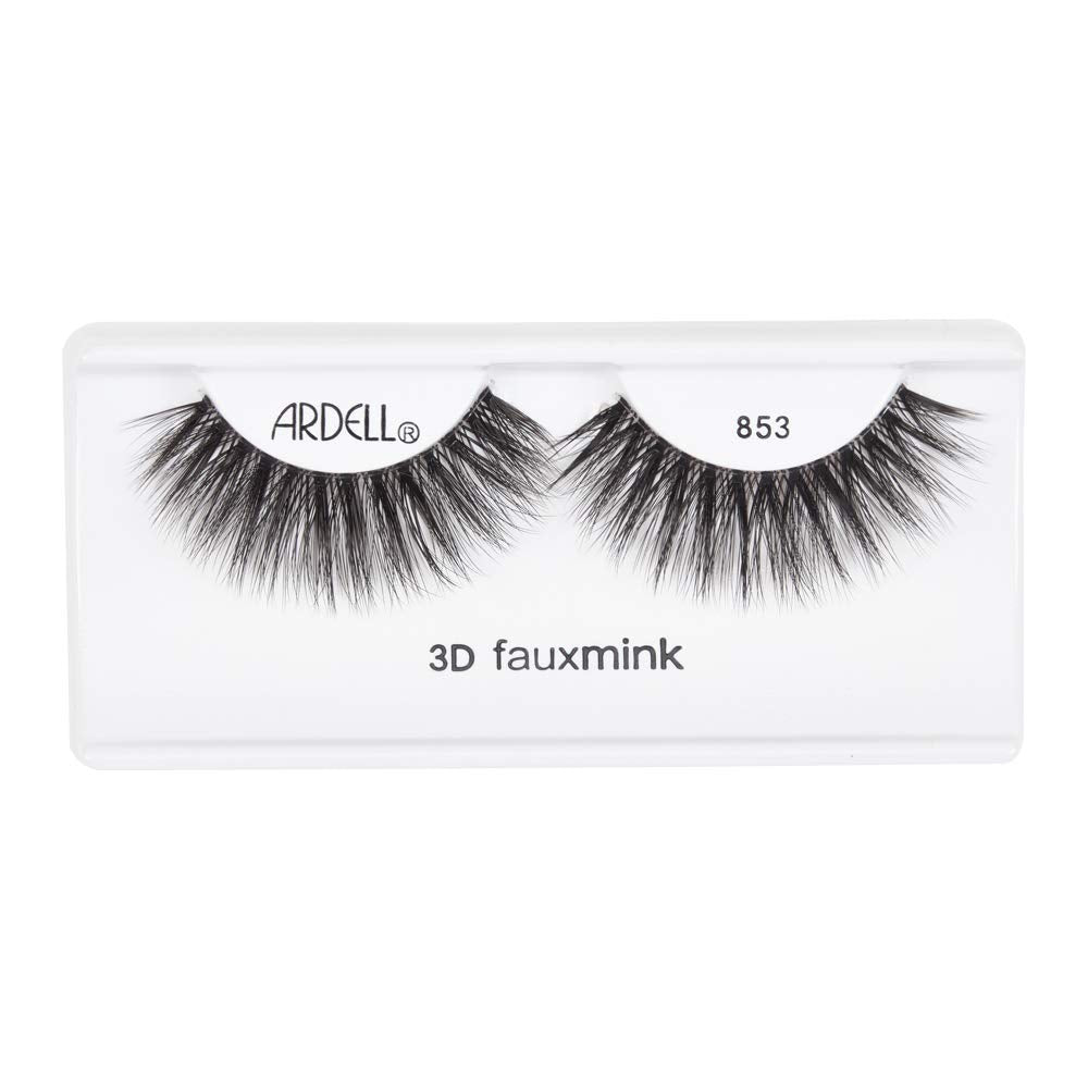 Ardell 3D Faux Mink 853 wispy crisscross lashes add natural depth
