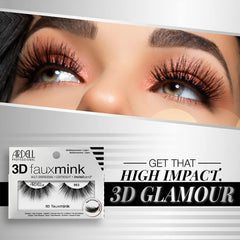 Ardell 3D Faux Mink 863 lashes are lightweight and cruelty-free for comfort