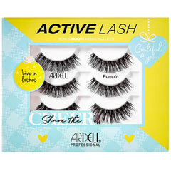 Ardell Active Pump’n lashes with sweat-proof fibers for workouts.