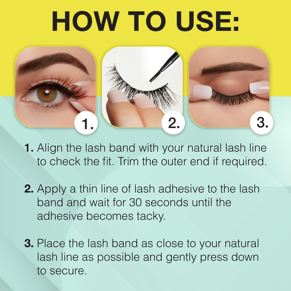 Ardell Active Lash Pump’n water-resistant lashes endure moisture for daily wear.