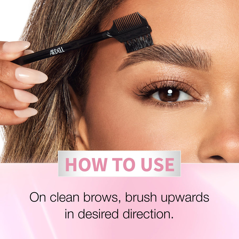 Ardell Brow Glue Soft Black packaging highlights vegan and cruelty-free status