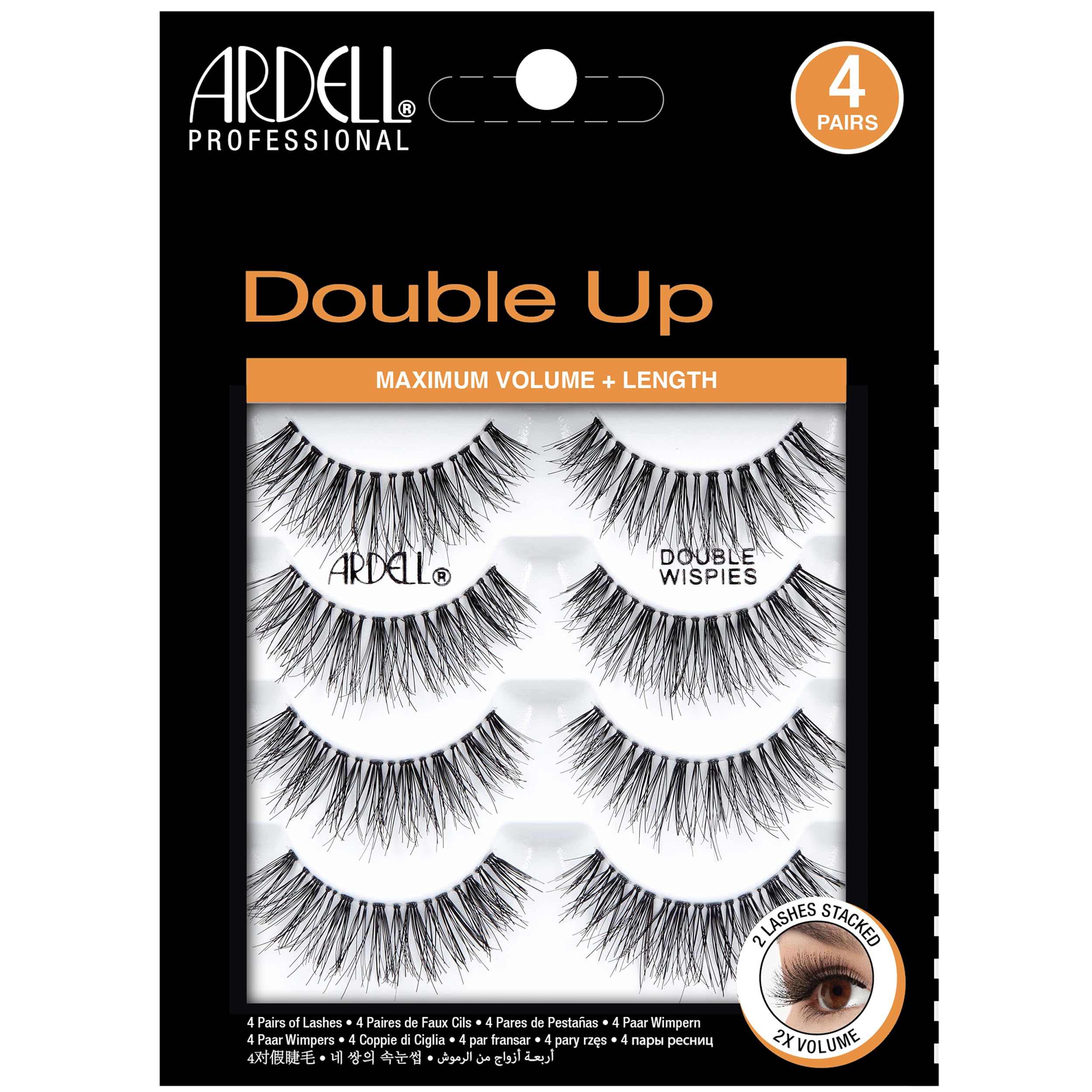 Ardell Double Up 113 lashes deliver bold volume and dramatic length for eye-opening looks.