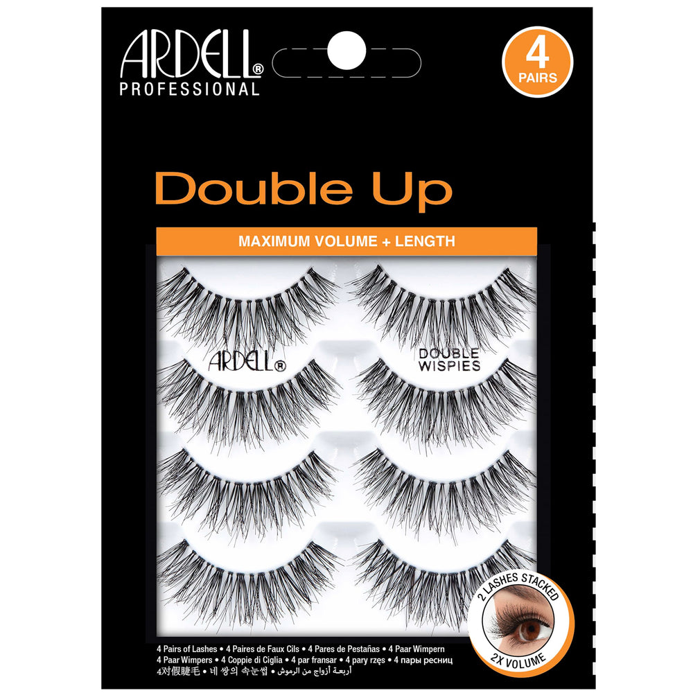 Ardell Double Up 113 lashes deliver bold volume and dramatic length for eye-opening looks.