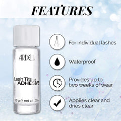 Ardell Duralash clear lash adhesive two-pack keeps lashes ready for travel.