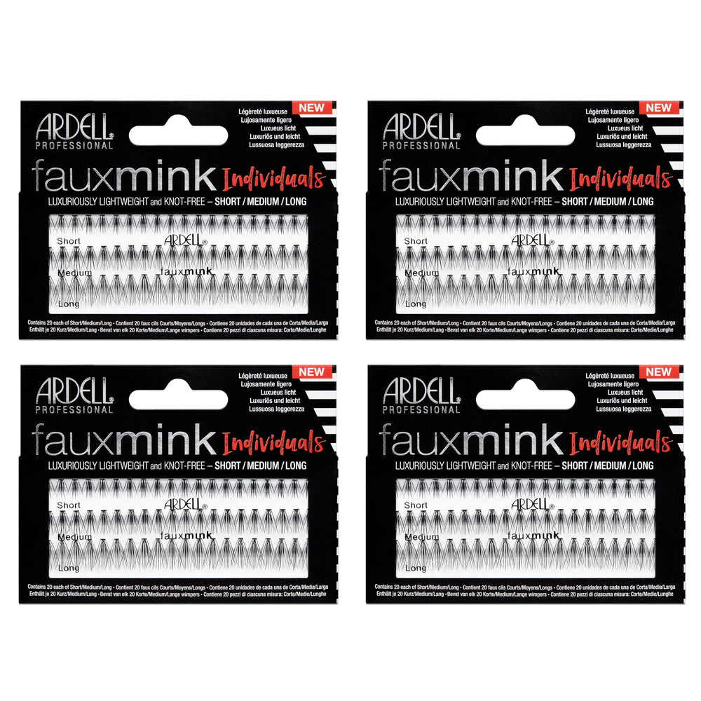 Ardell Faux Mink DIY Lash Clusters pack front shows diverse lengths for customization.