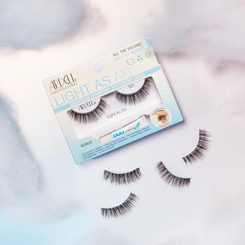 Ardell Light As Air 521 lashes ready-to-wear for quick glam