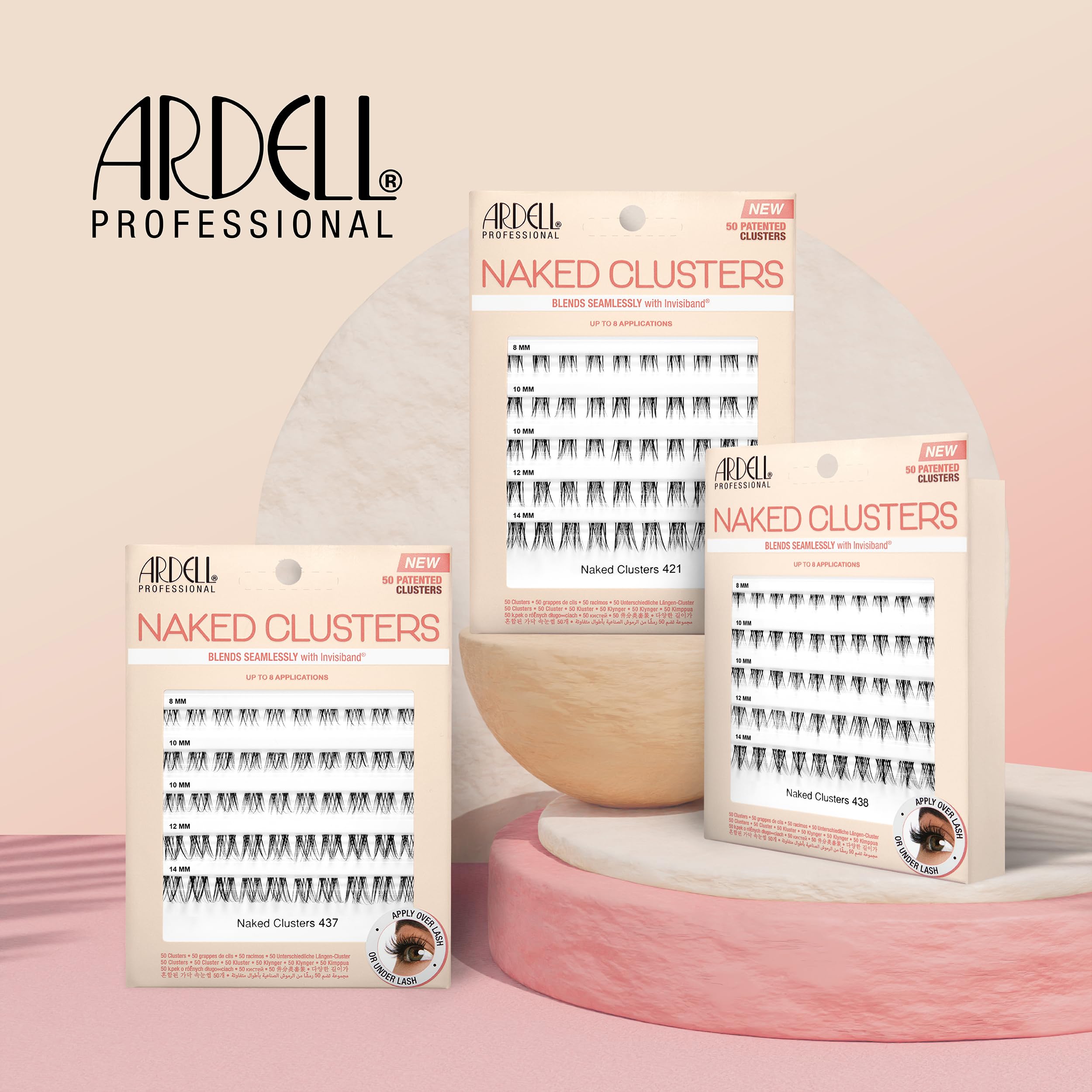 Ardell Naked Clusters 421 natural day-to-night look with Invisiband