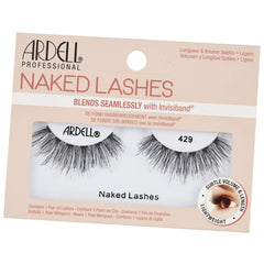 Ardell Naked Lashes 429 Invisiband four-pair pack for versatile natural looks.