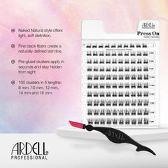Ardell Press-On Lashes five lengths 8–16 mm for customizable lash maps.