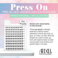 Ardell Press-On Lashes Natural cluster lashes for everyday enhancement.