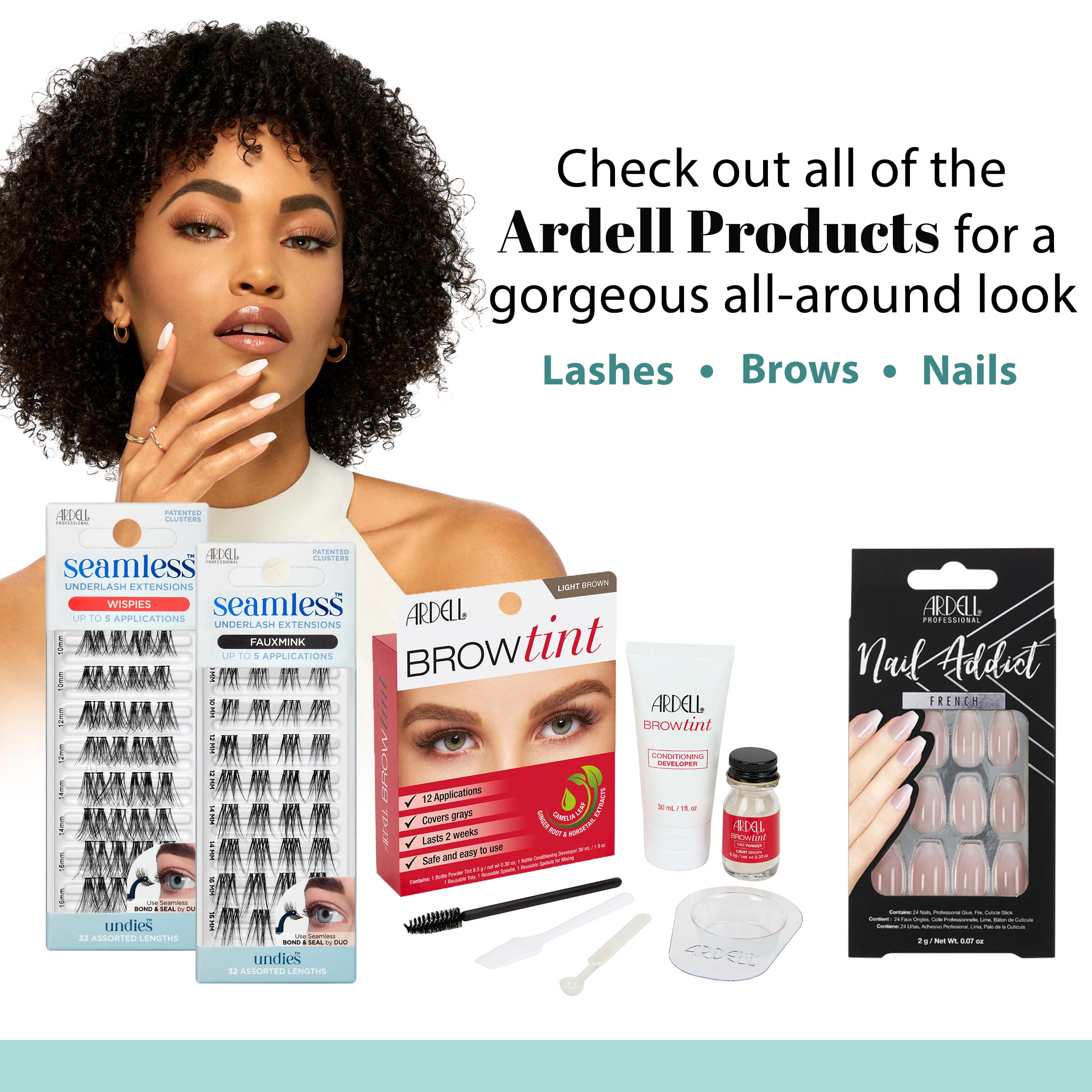 Ardell professionals rely on this strong hold adhesive