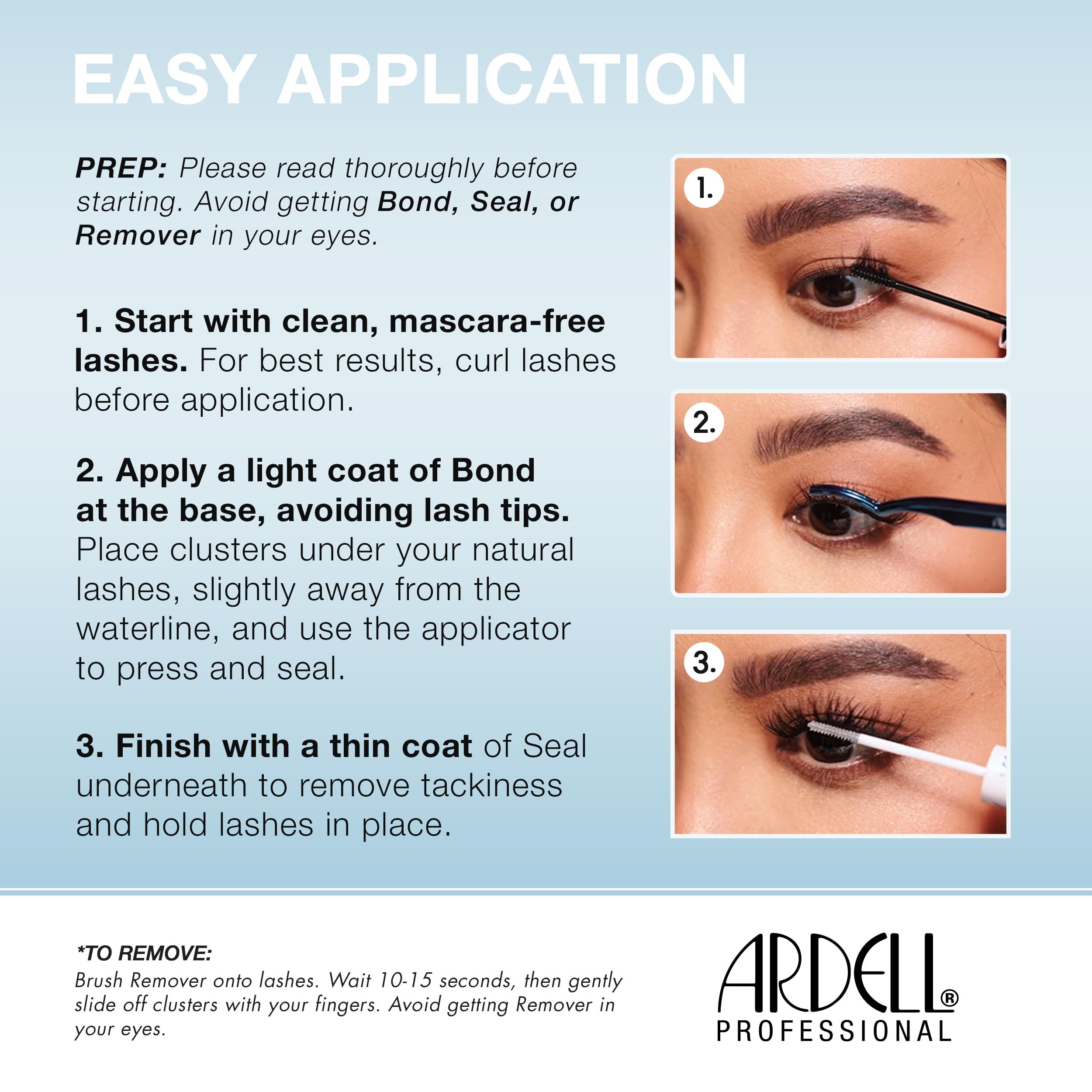 Ardell Seamless Underlash 14mm cluster creates subtle drama