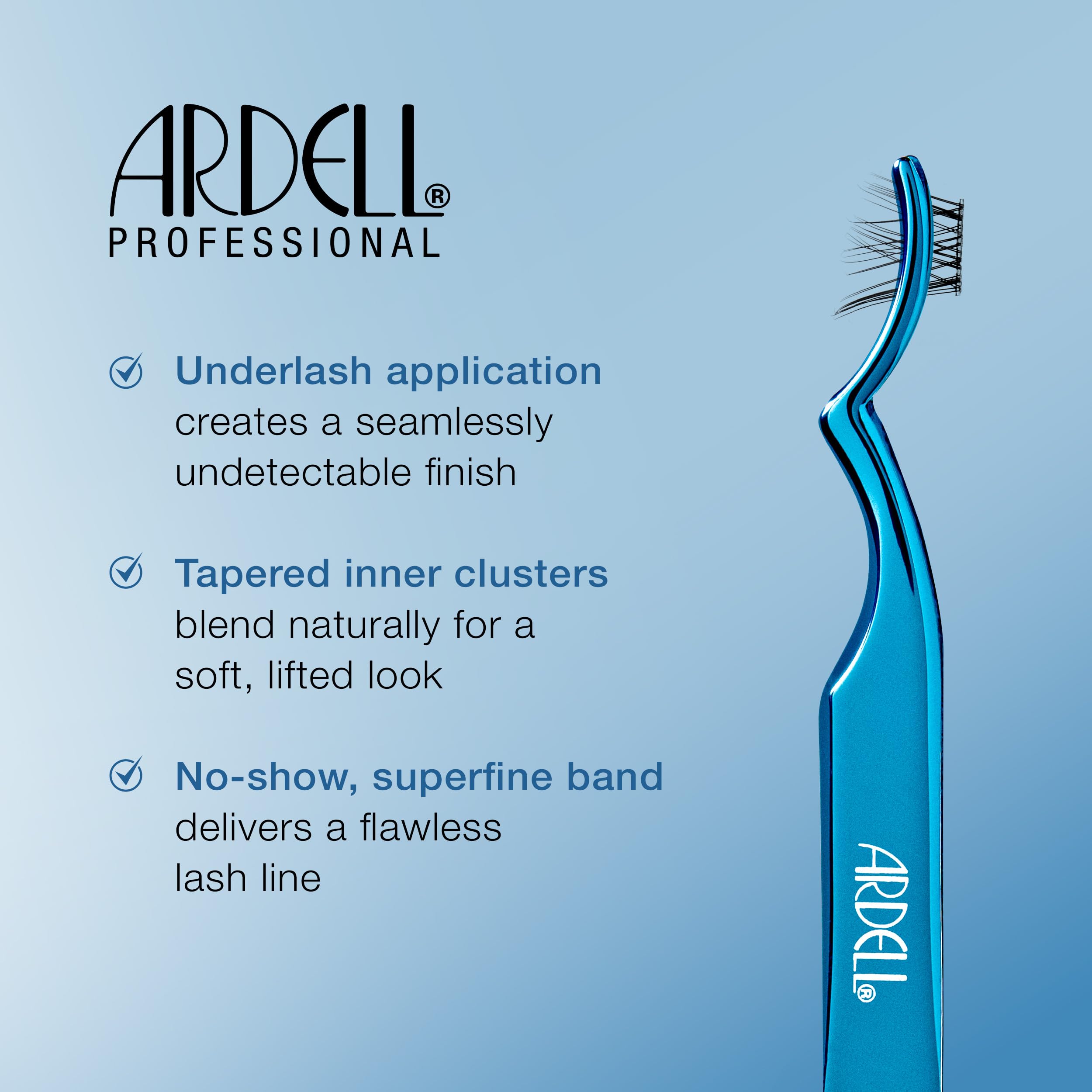 Ardell Seamless Underlash 16mm cluster for a dramatic finish
