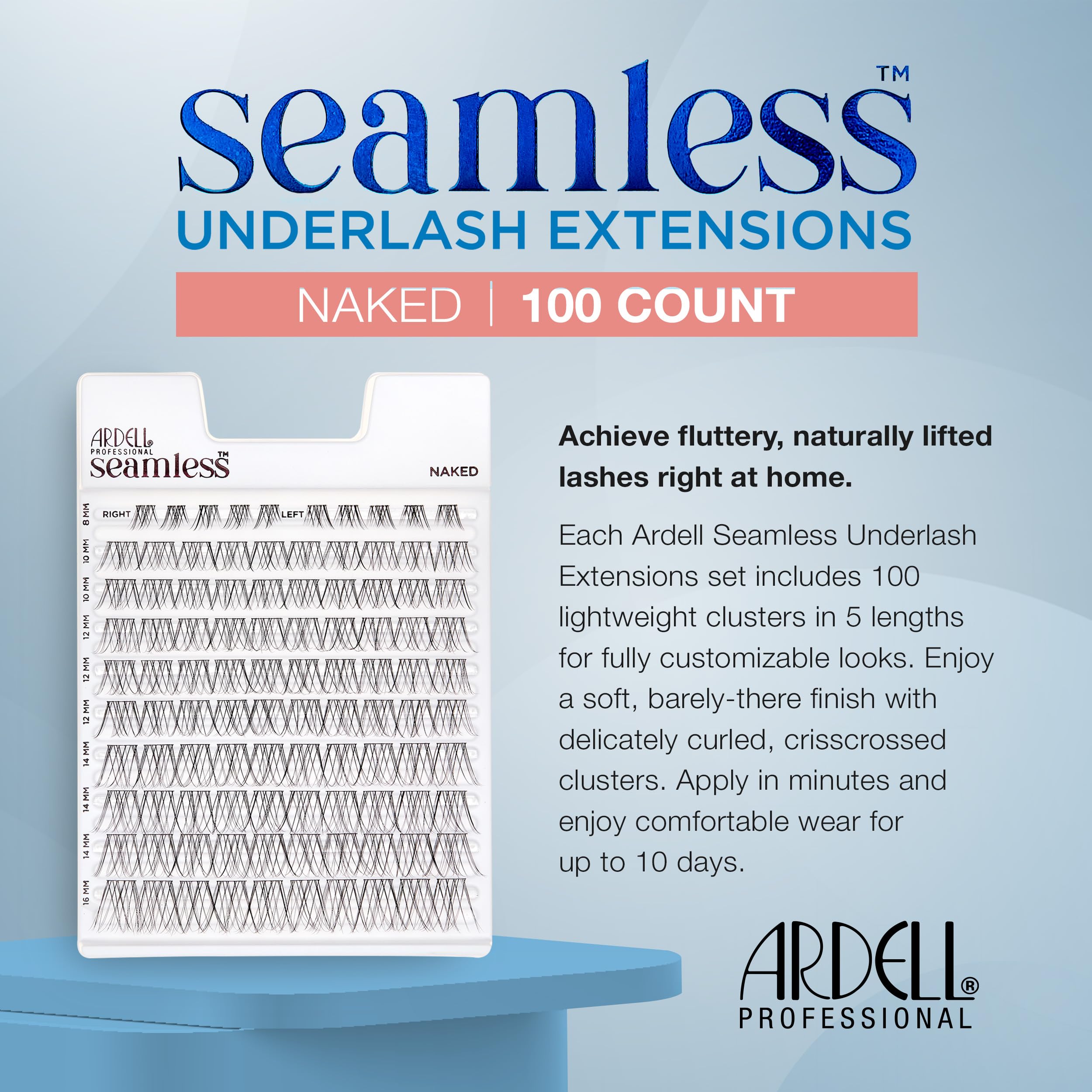 Ardell Seamless Underlash 8mm cluster provides light definition