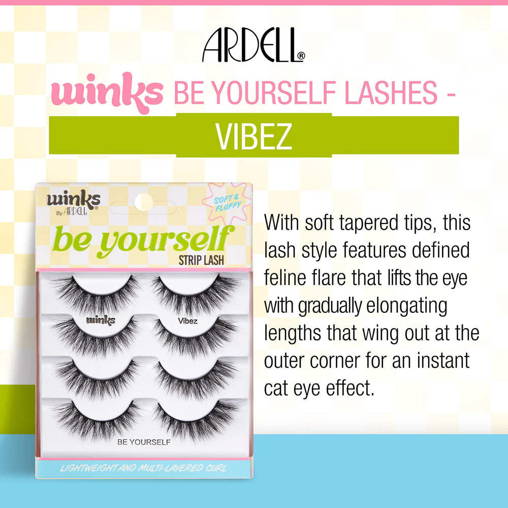 Soft, fluffy wispy lashes ideal for all-day comfort.