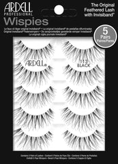 Ardell Wispies 113 lash-strip close-up shows natural lift for daily wear.