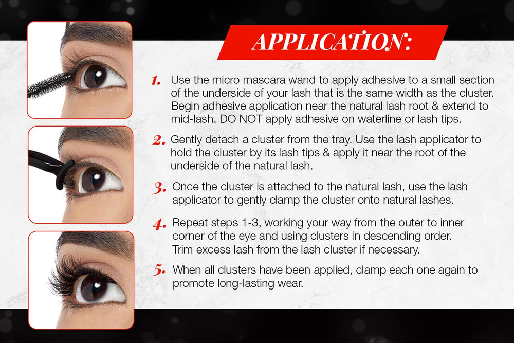 Ardell X-tended Wear 105 micro mascara wand enables precise root application.