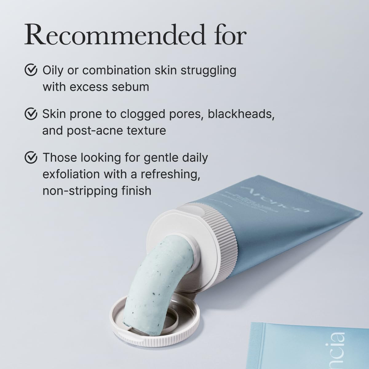 ARENCIA 5.29 oz tube shown for daily facial cleansing
