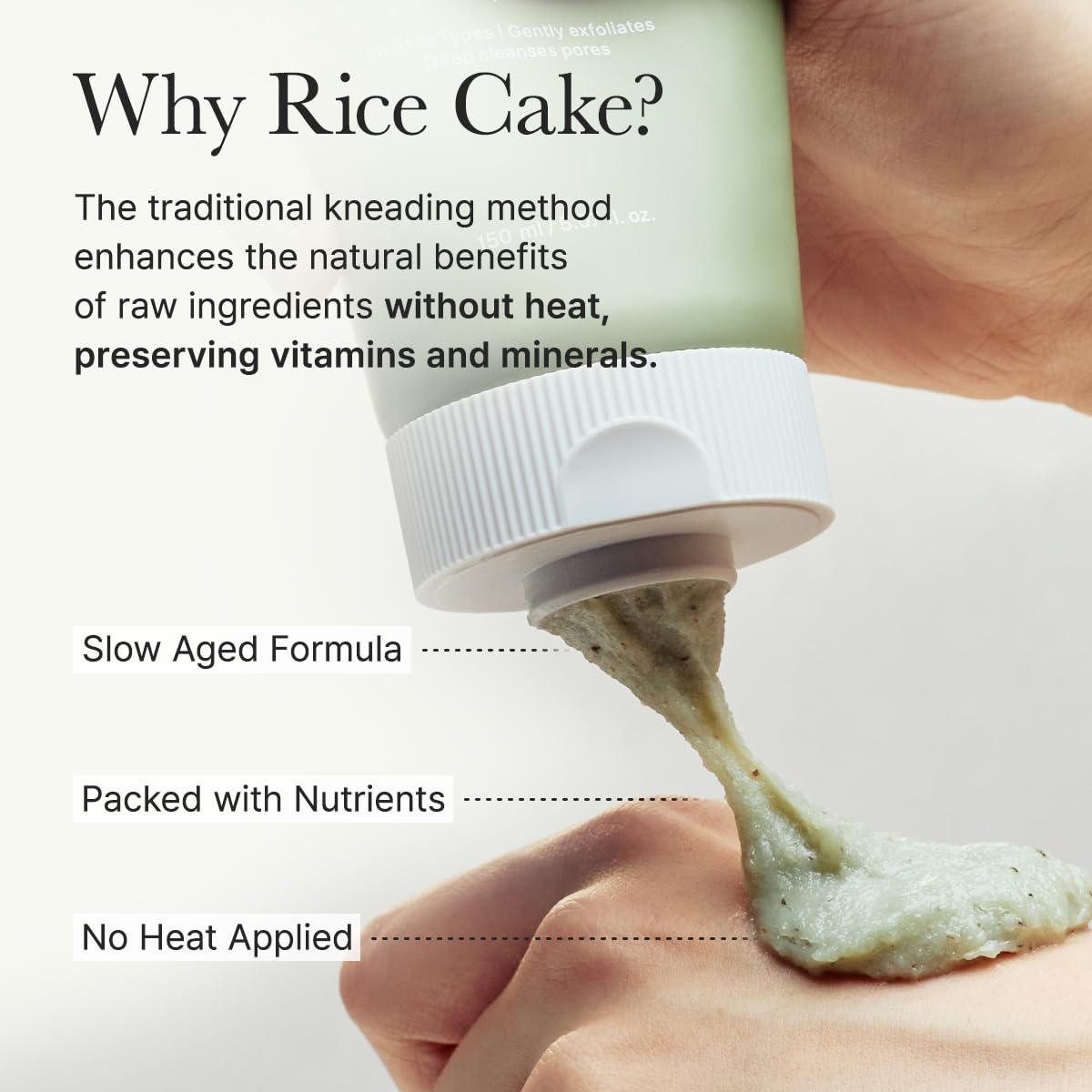 ARENCIA cleanser in action for a refreshed, smooth skin after use