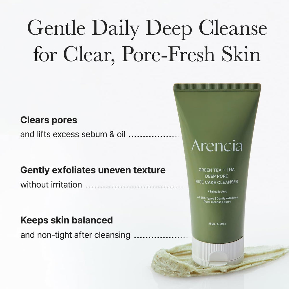 ARENCIA green tea and salicylic acid formula purifies pores