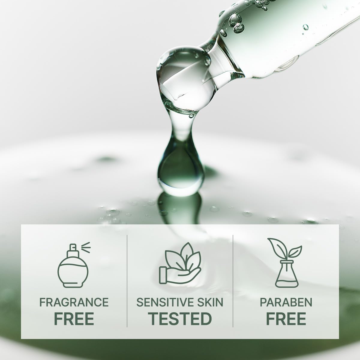 ARENCIA hydrating finish demonstrates non-greasy, fast-absorbing hydration on skin