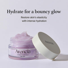 ARENCIA Hyssop Fume Balm jar closeup shows natural ingredients and calming scent