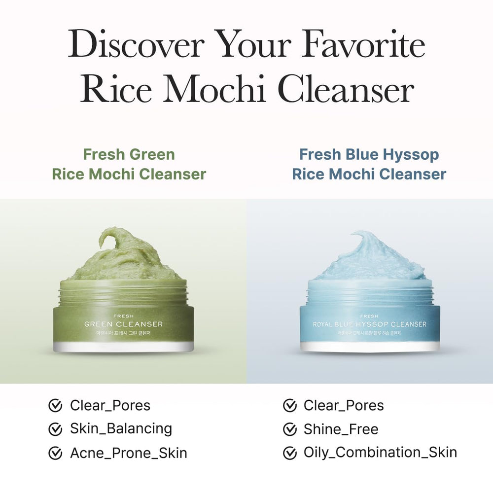 Arencia Rice Mochi Cleanser pink jar for daily skincare routine