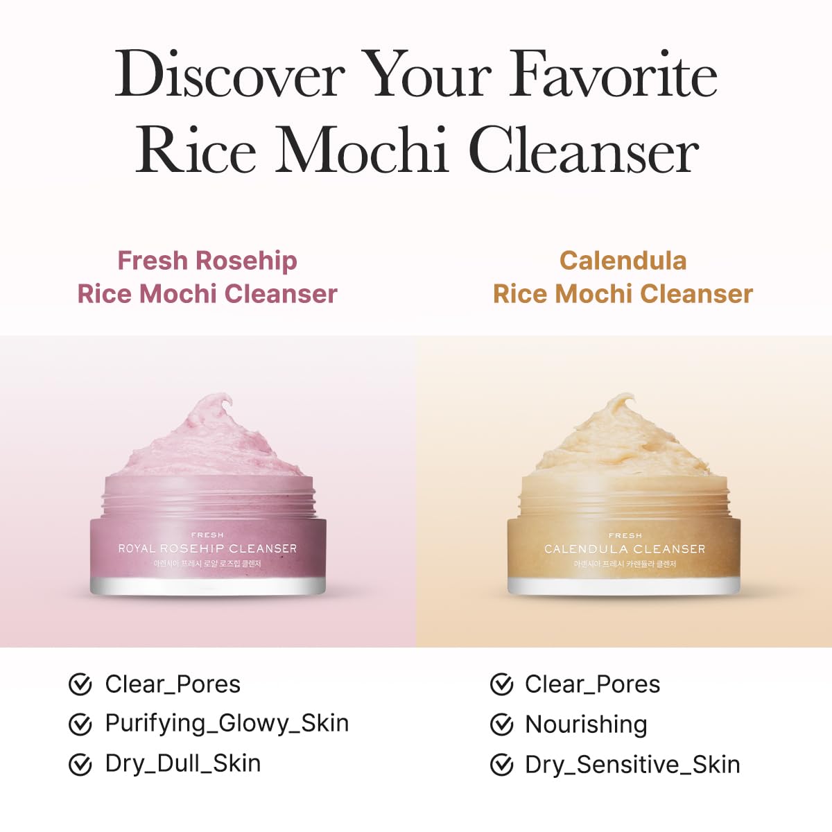 Arencia Rice Mochi Cleanser yellow jar brightening and refreshing cleanse