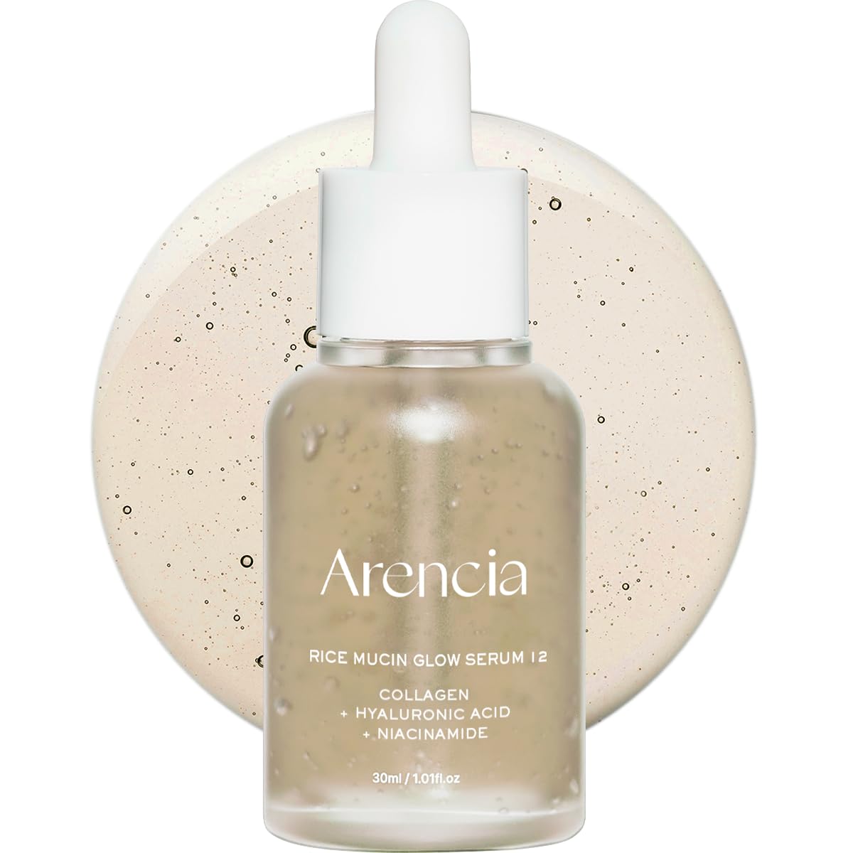 Arencia Rice Mucin Glow Serum bottle ready to glow