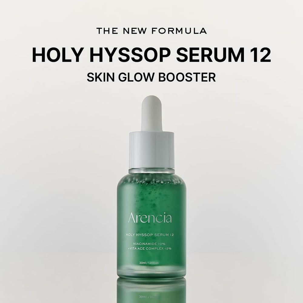 ARENCIA serum texture closeup highlights smooth, lightweight gel for quick absorption