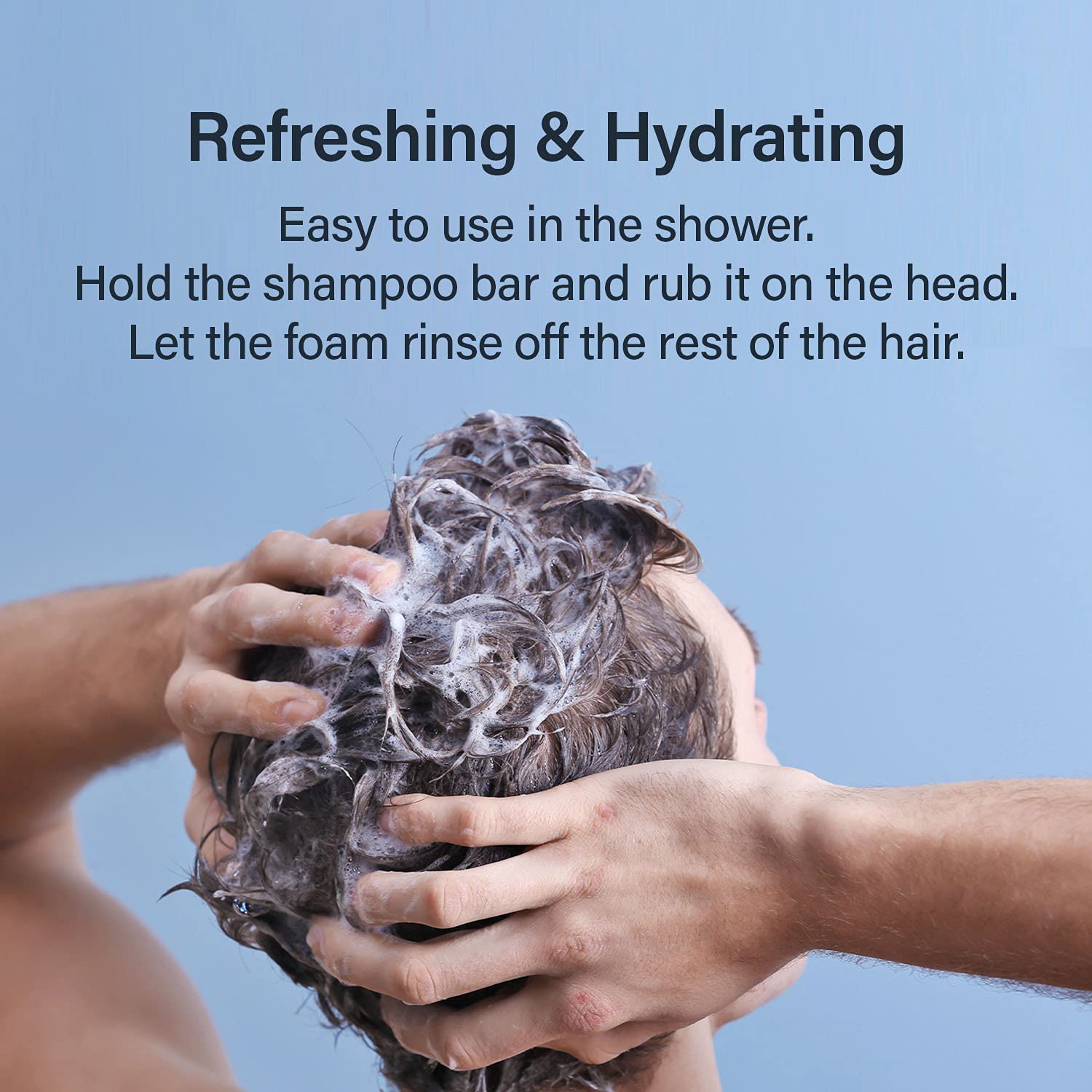 ARENCIA Salty Soda Shampoo Bar long-lasting design saves plastic bottle waste